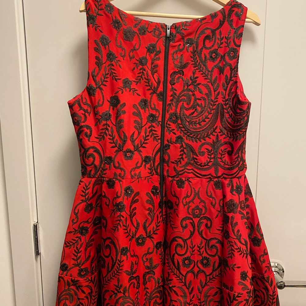 Taylor sequins fit and flare